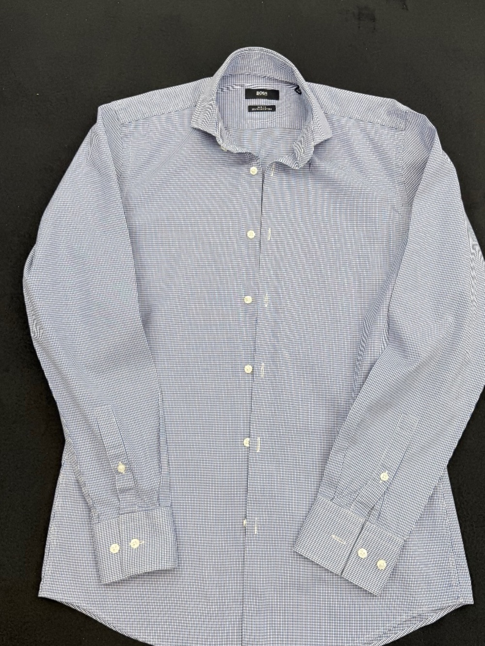 Hugo Boss Jason dress shirt. Slim fit. Blue. Size 37 14.5
